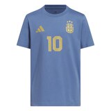 adidas Youth Team Argentina FIFA World Cup 2026™ Messi Player T‑Shirt Front_Flat