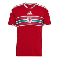 Team Wales adidas Replica Home Jersey Front_Flat
