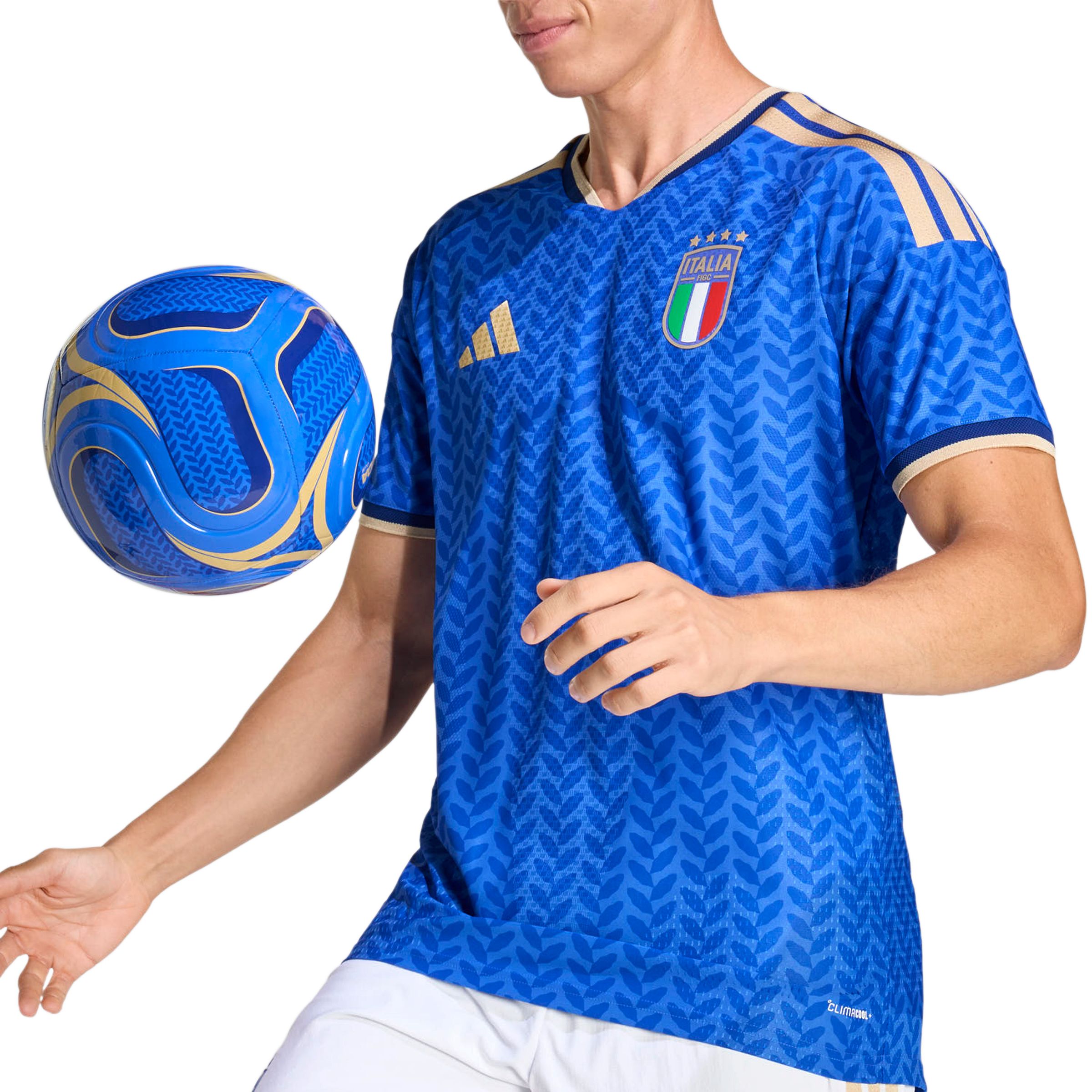 Team Italy adidas Authentic Home Jersey
