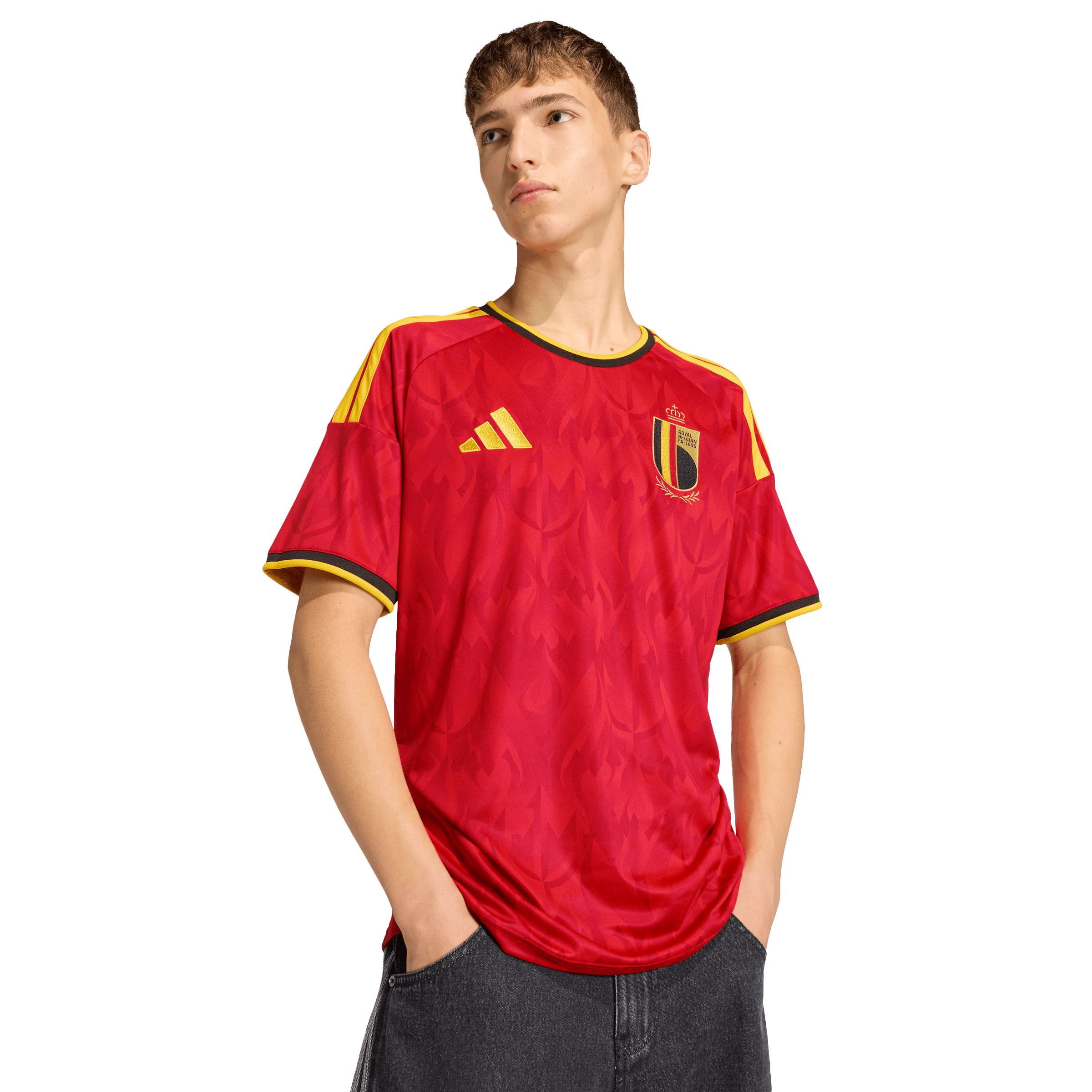 adidas Team Belgium FIFA World Cup 2026™ Replica Home Soccer Jersey