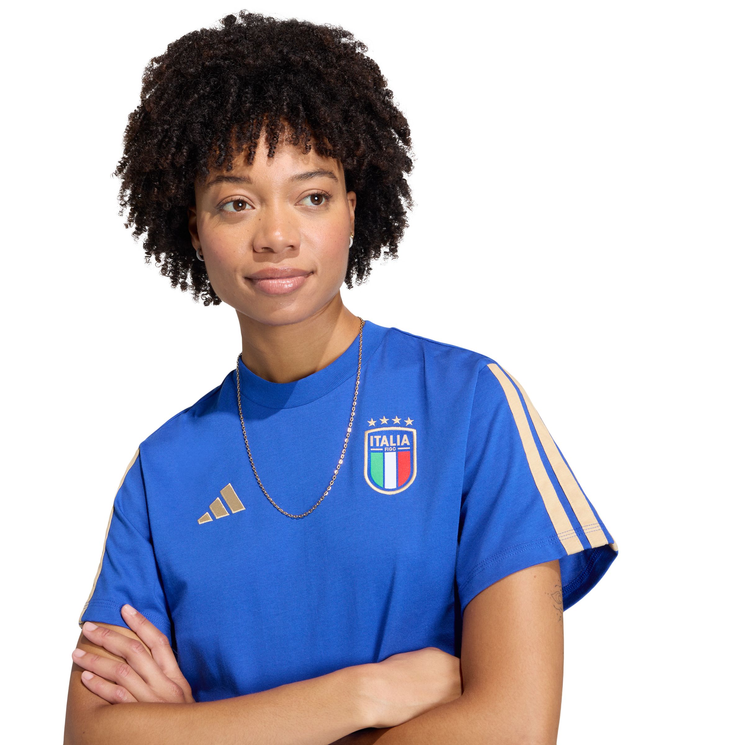 Team Italy adidas Women's DNA Football T-Shirt