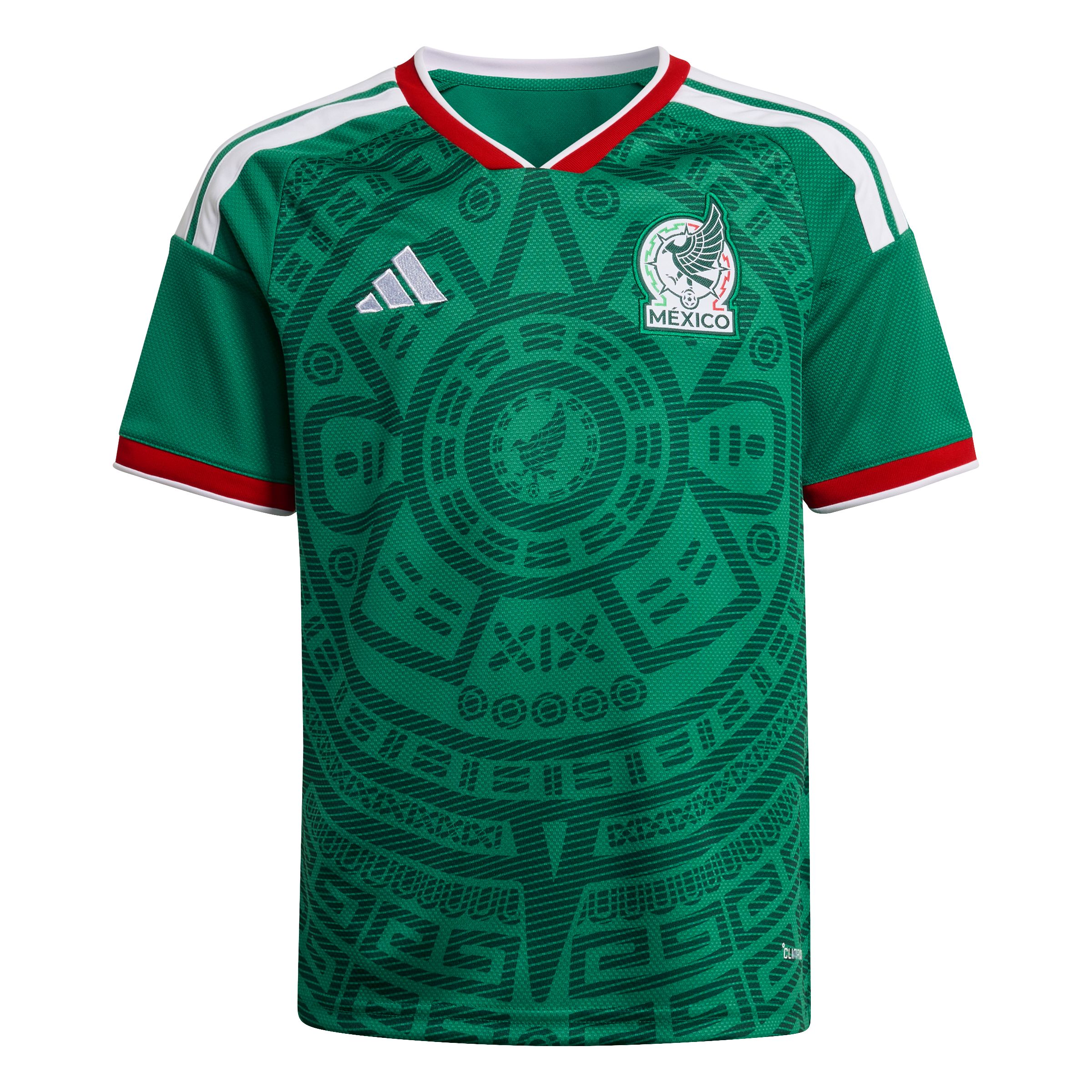 adidas Youth Team Mexico Home Soccer Jersey
