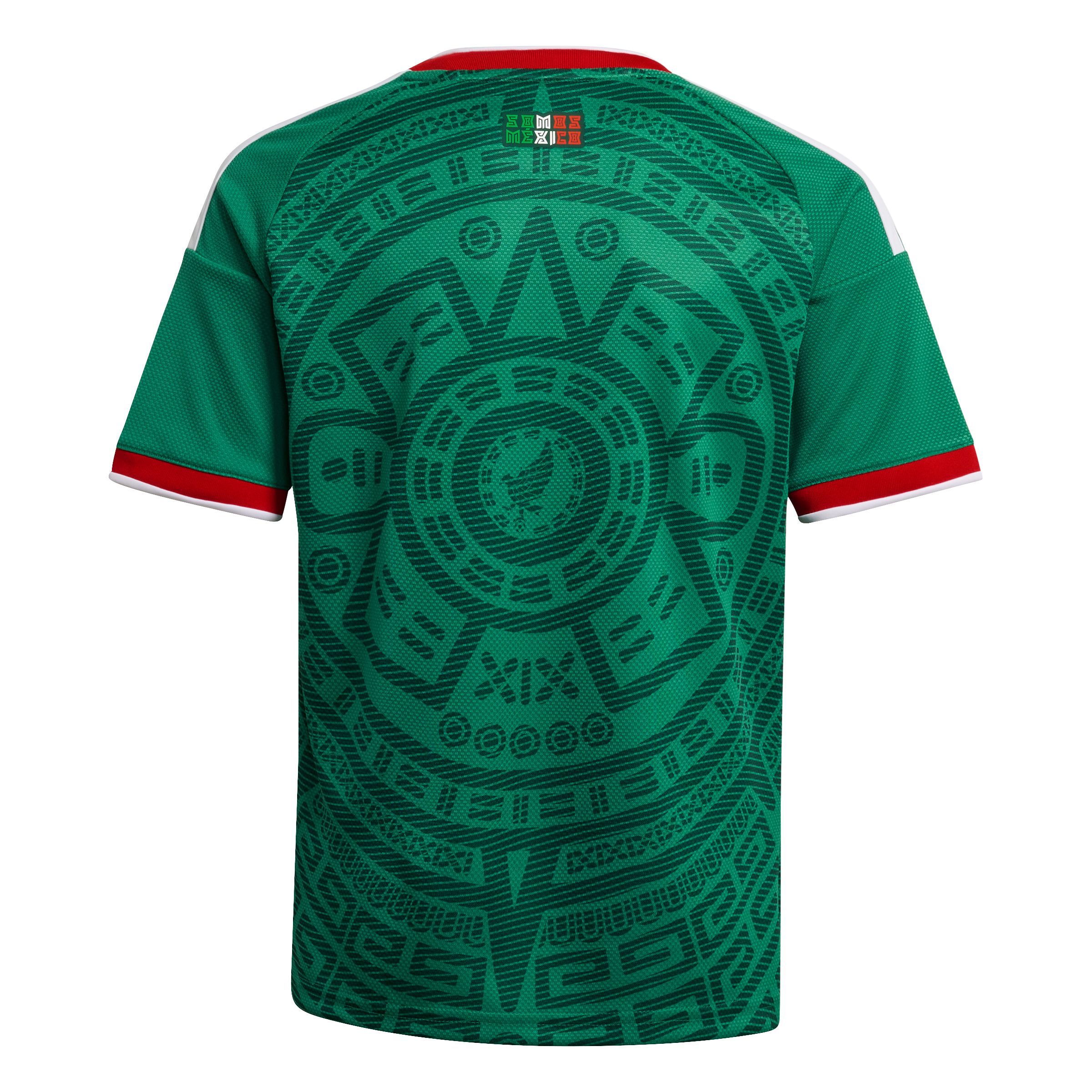 adidas Youth Team Mexico Home Soccer Jersey