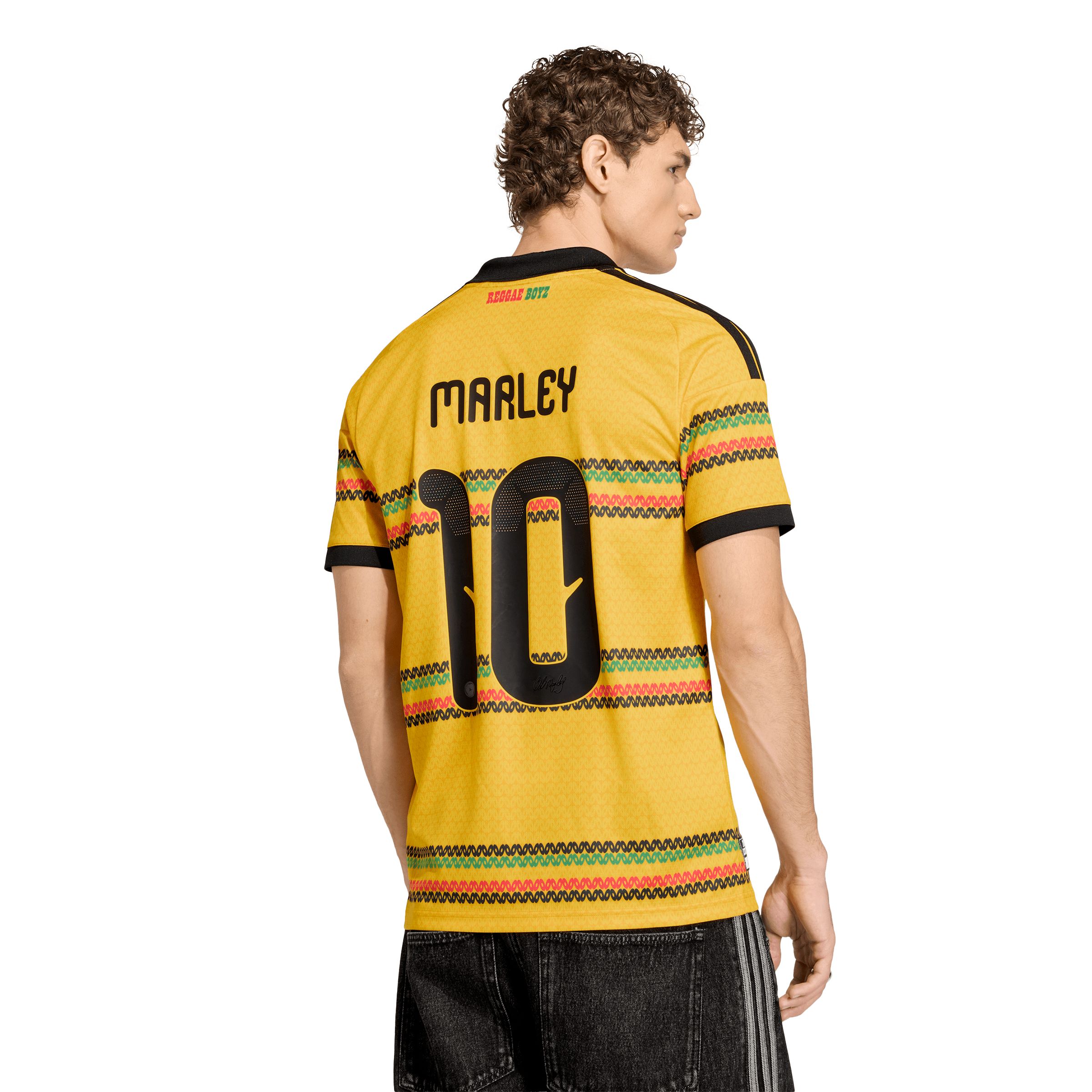 Team Jamaica adidas Marley Replica Home Jersey