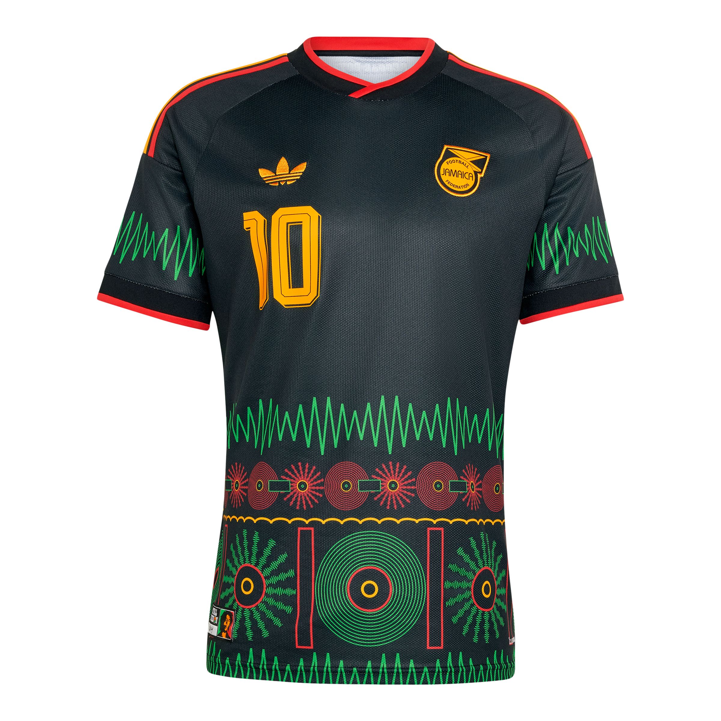 Team Jamaica adidas Marley Replica Away Jersey