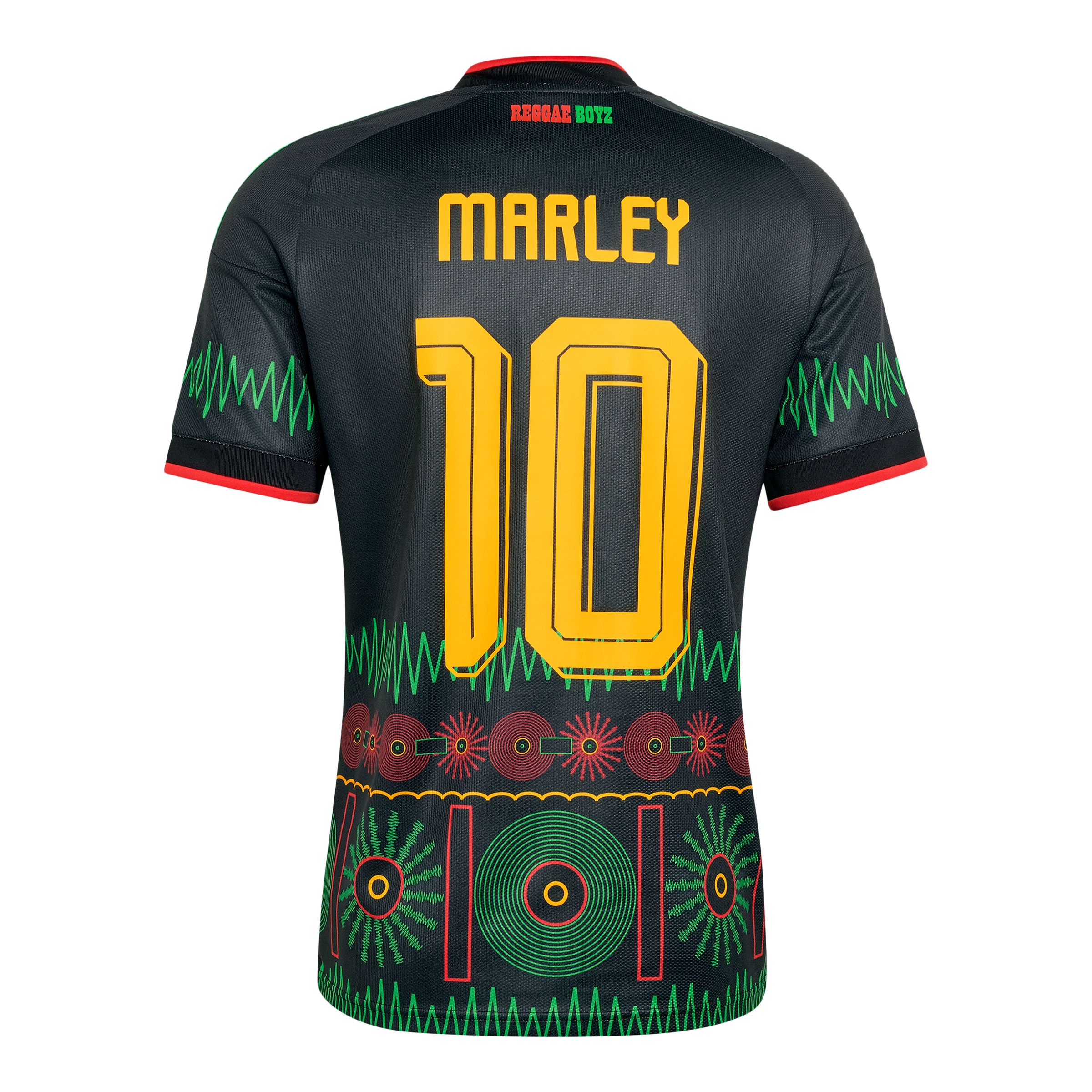 Team Jamaica adidas Marley Replica Away Jersey