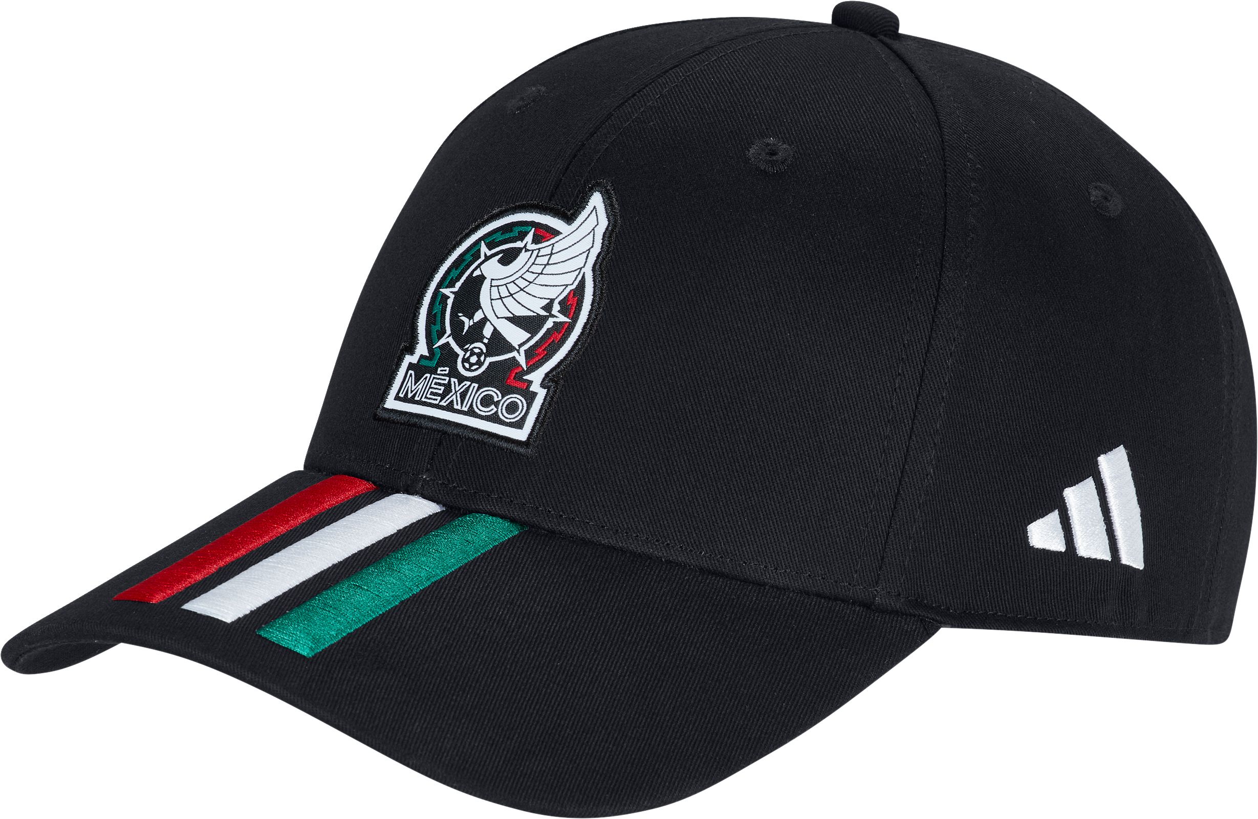 Team Mexico adidas FIFA World Cup 2026™ 3-Stripe Adjustable Cap