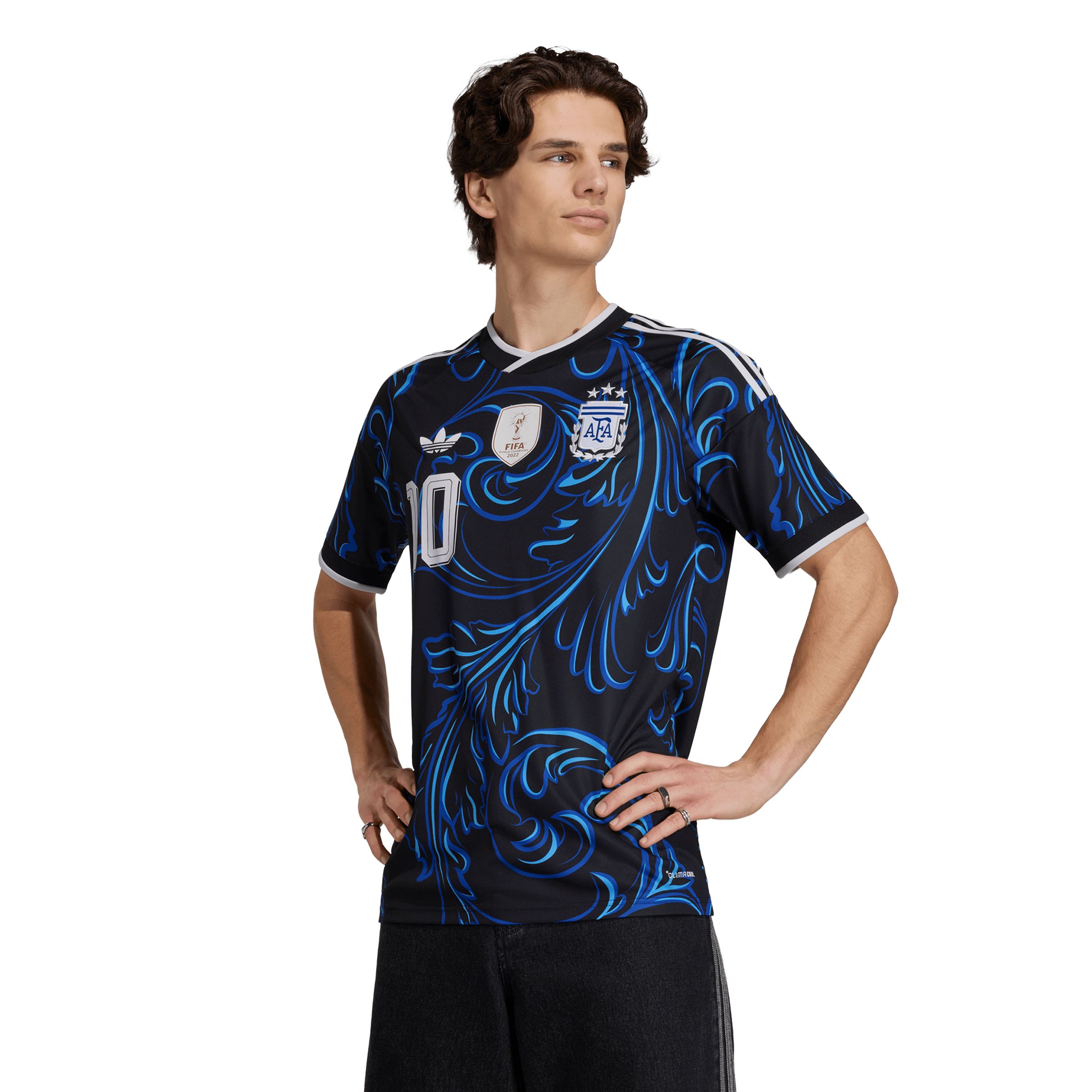 Team Argentina adidas Messi Replica Away Jersey