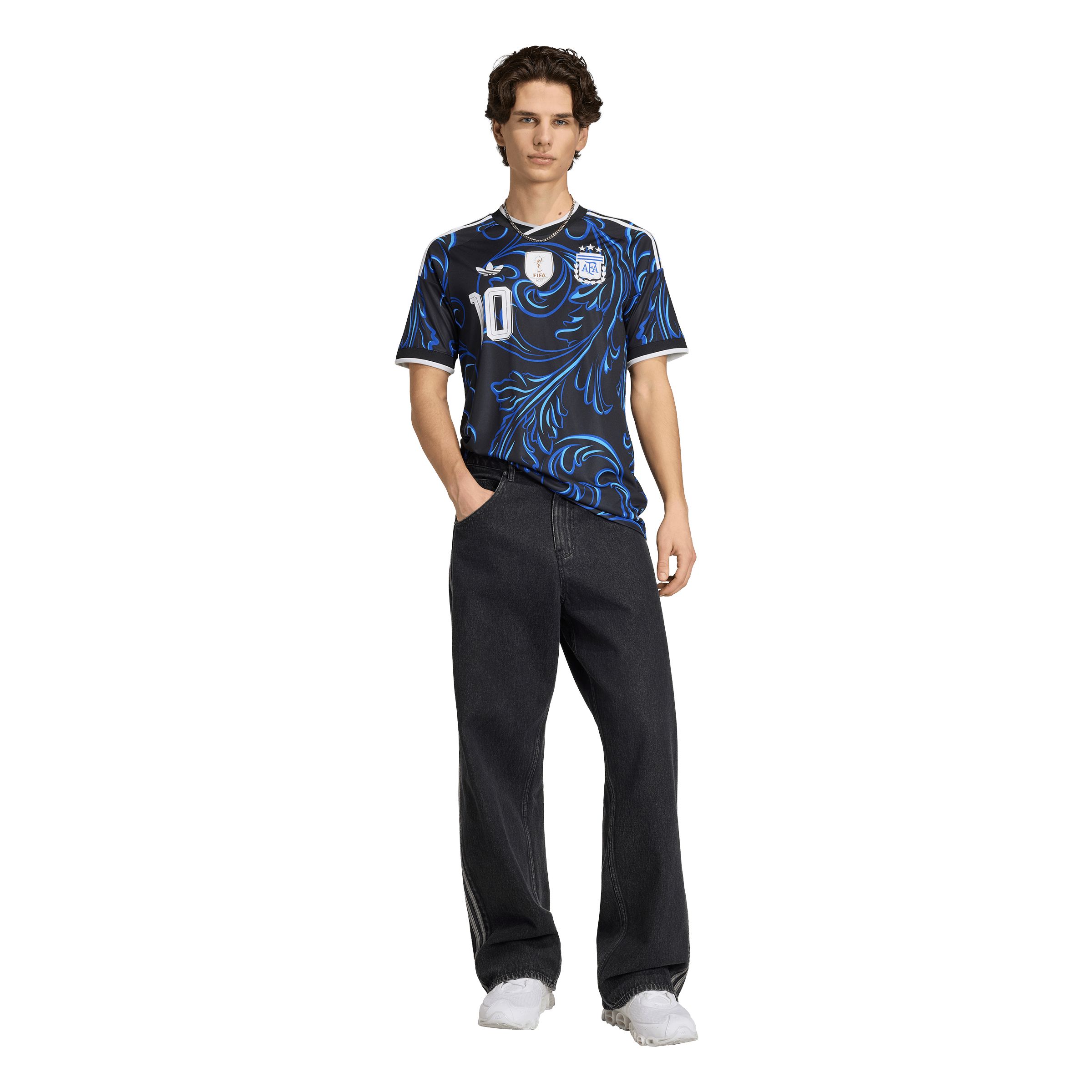 Team Argentina adidas Messi Replica Away Jersey