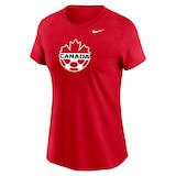 Nike Team Canada Women's Soccer T-shirt - Athletic Fit Cotton Front_Angled_Left
