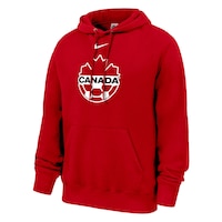 Team Canada Nike Soccer Club Fleece Hoodie Front_Angled_Left