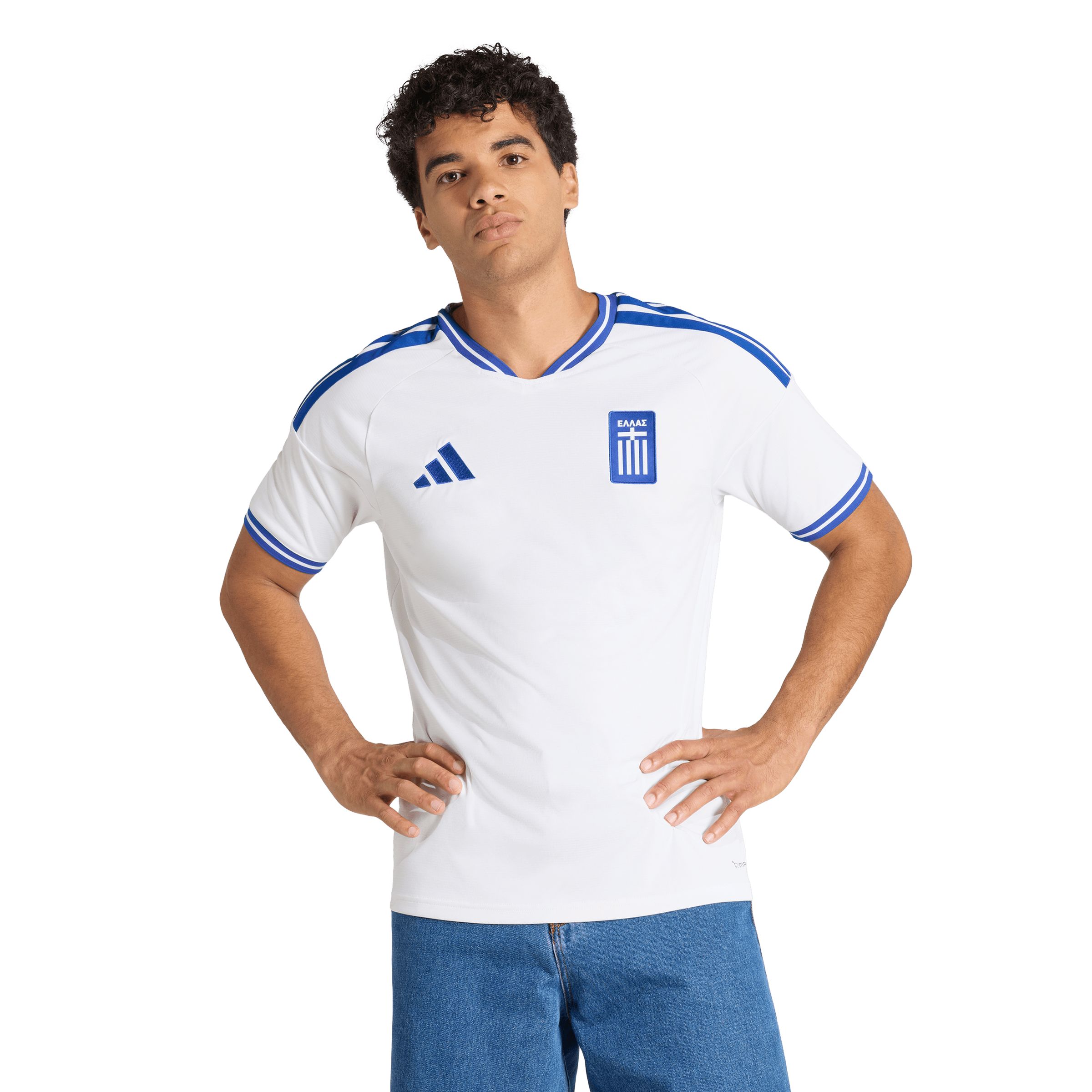 Team Greece adidas Replica Home Jersey