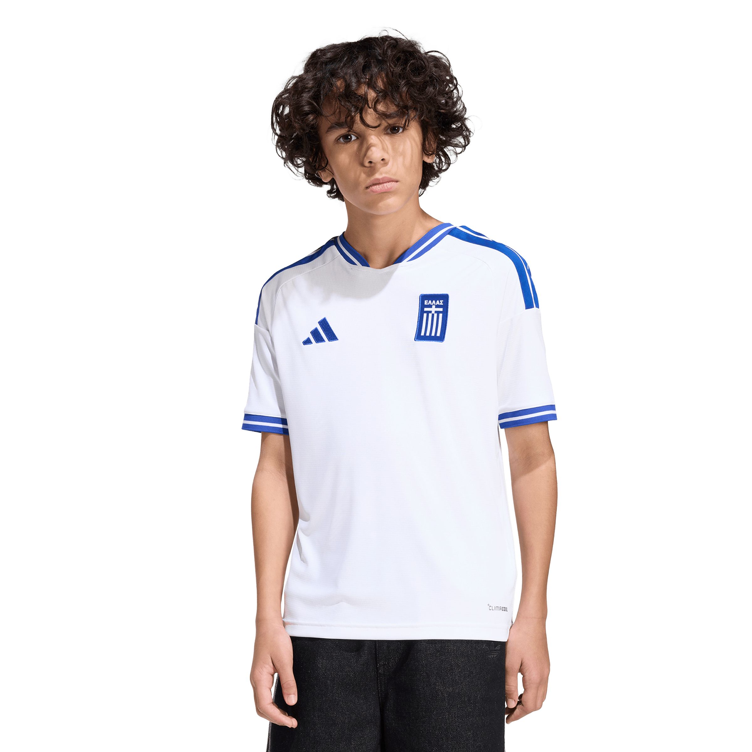 adidas Youth Team Greece Home Jersey