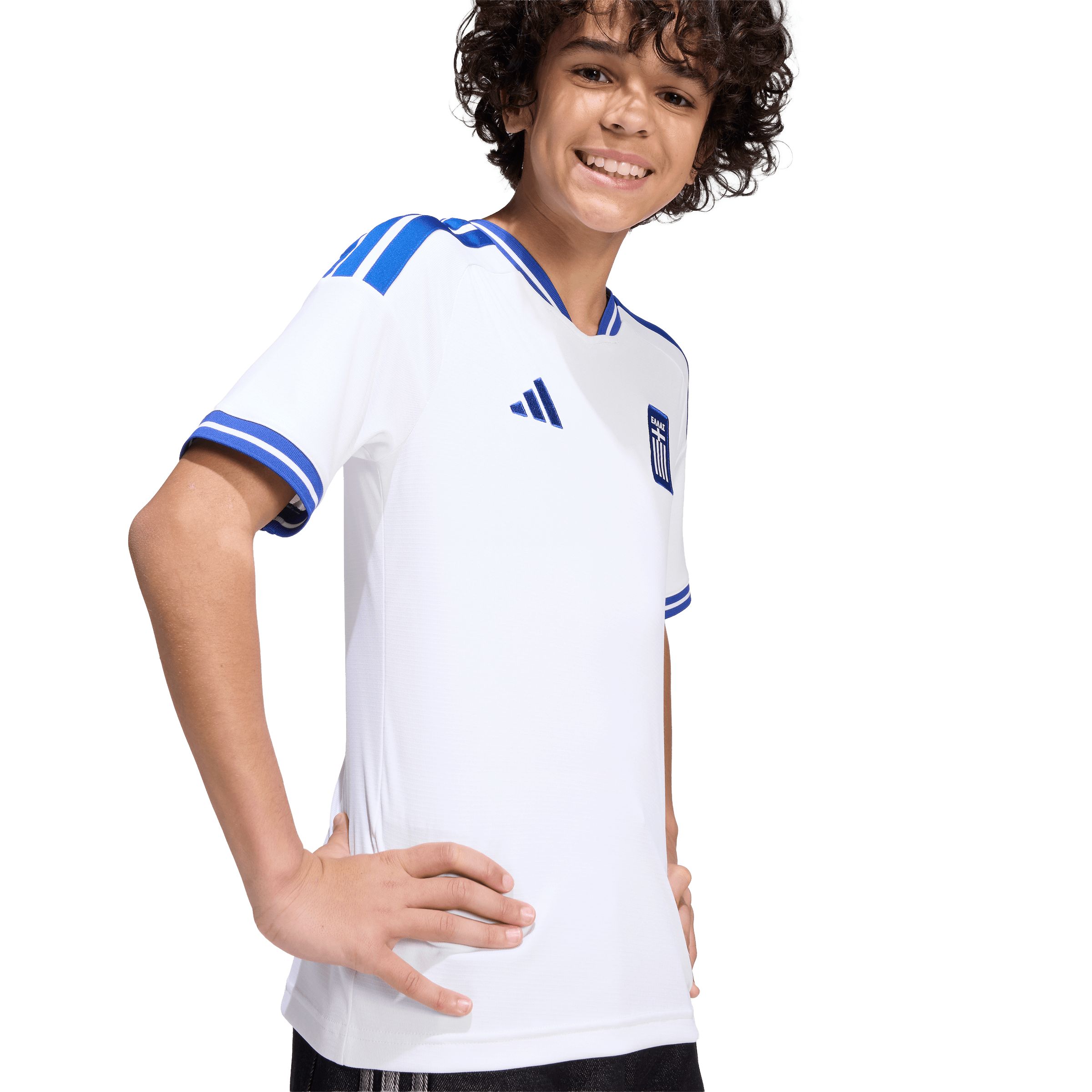 adidas Youth Team Greece Home Jersey
