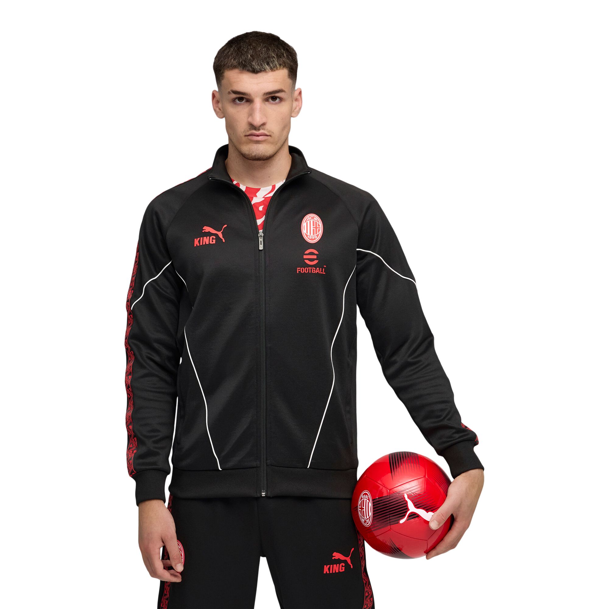 AC Milan PUMA King Anthem Soccer Jacket