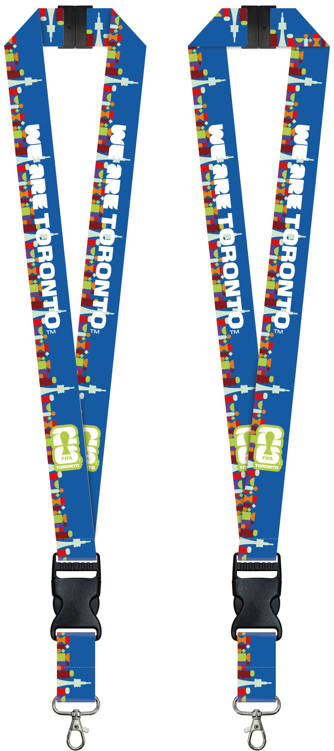 In Glas Co FIFA World Cup 2026™ Toronto Lanyard Front_Flat