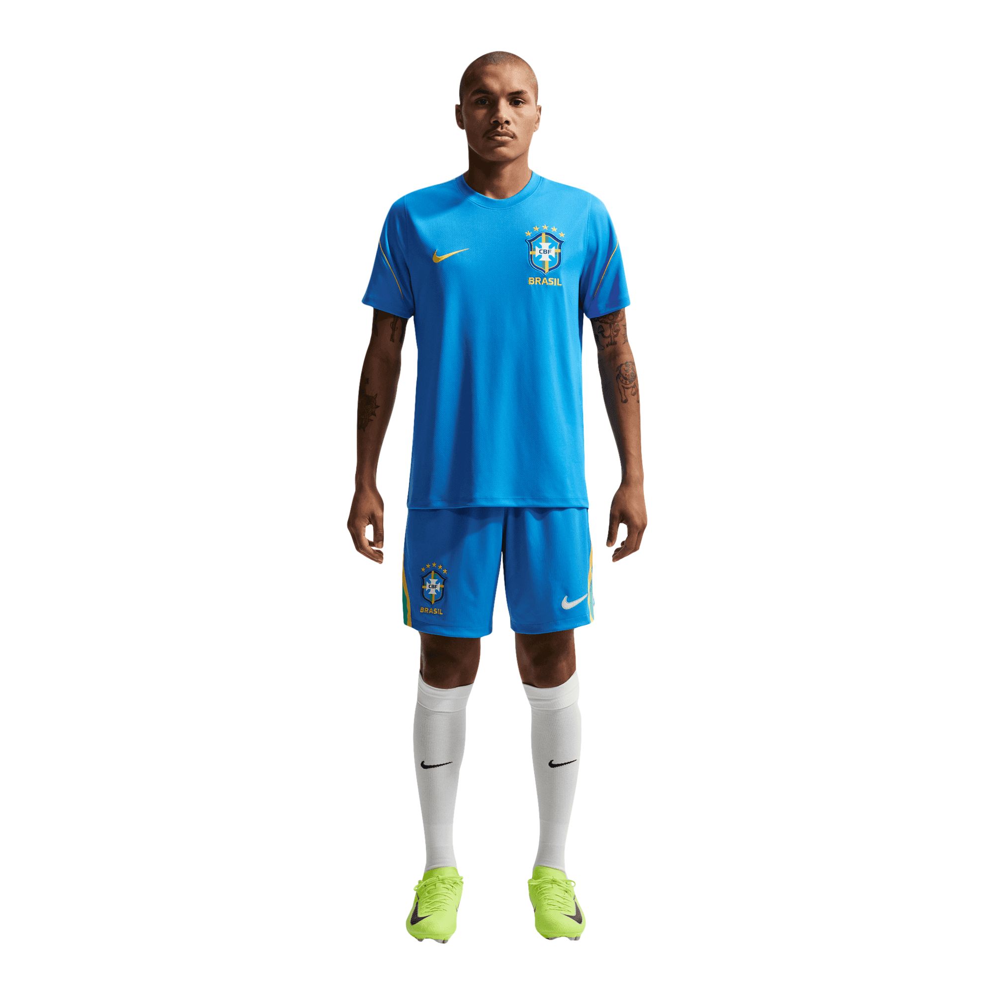 Nike Team Brazil Home Soccer Shorts