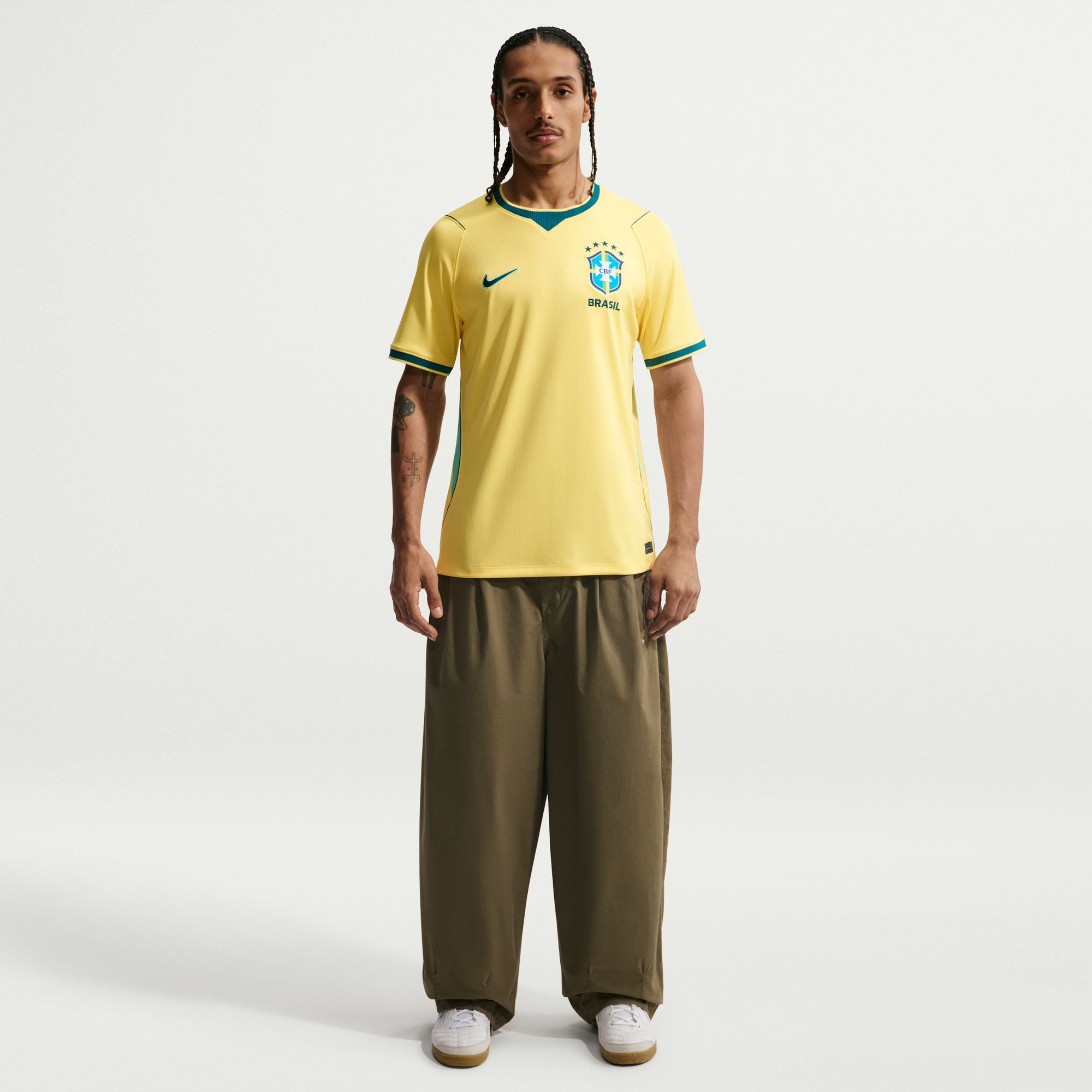 Nike Team Brazil Replica Home Soccer Jersey