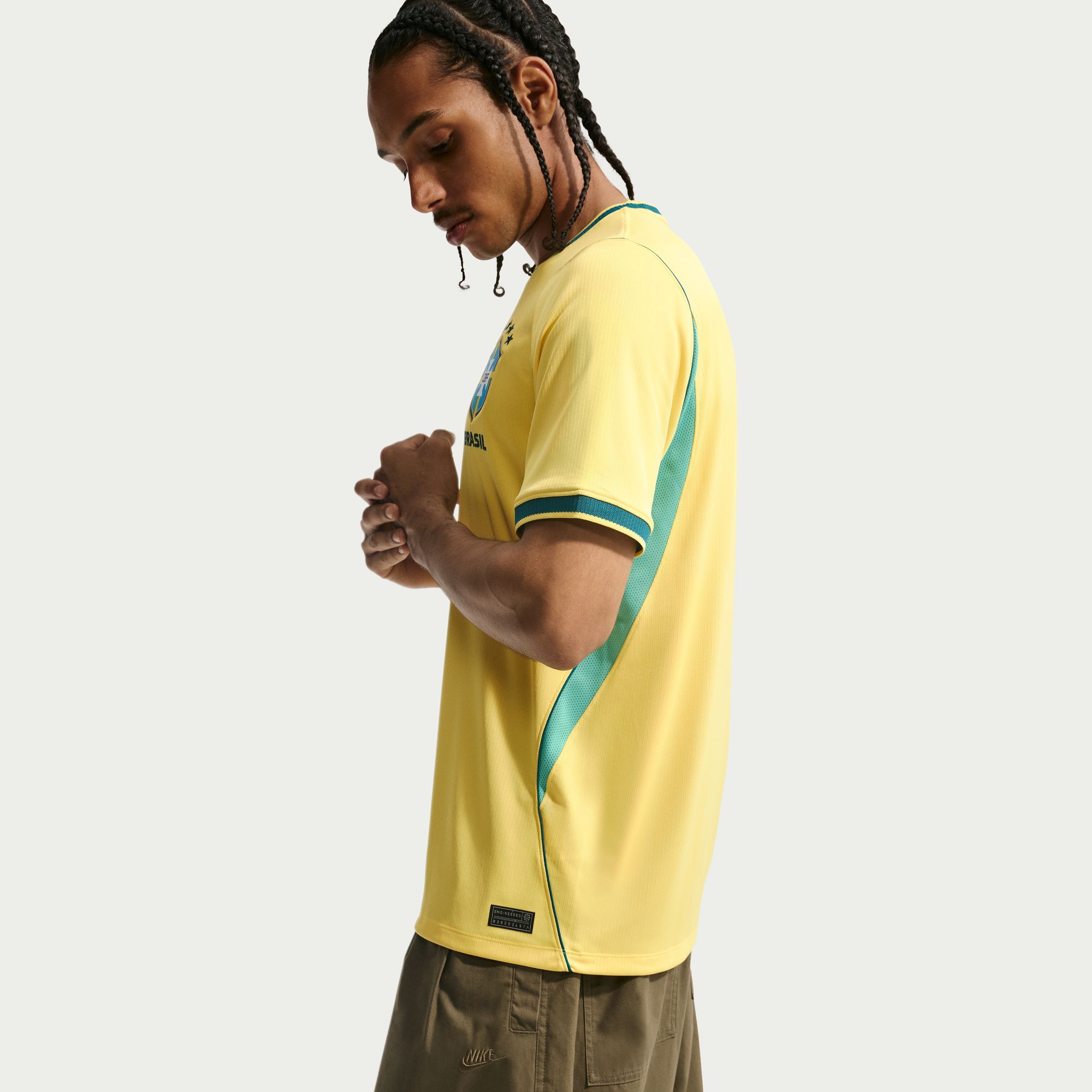 Nike Team Brazil Replica Home Soccer Jersey