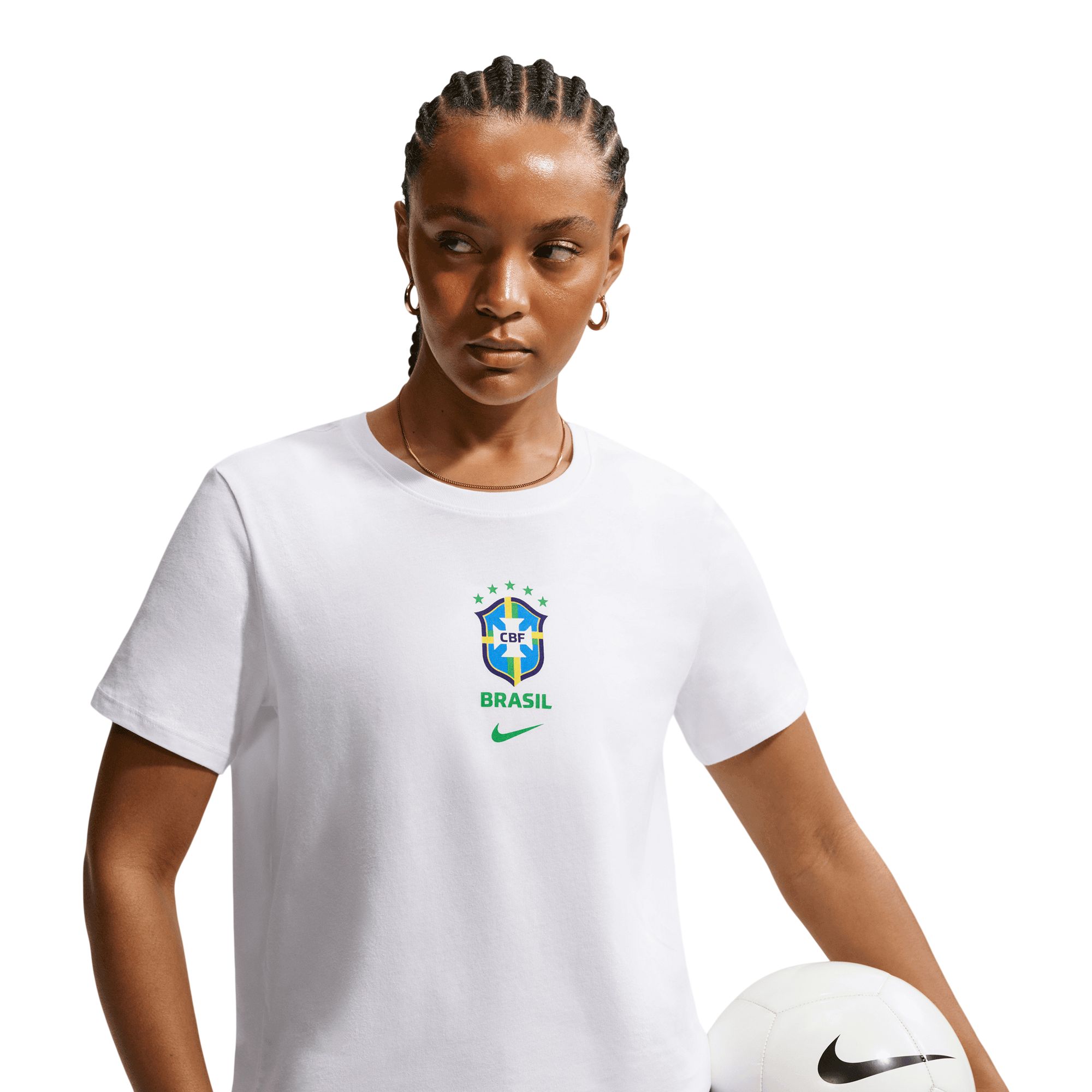 Nike Team Brazil Women's Officially Licensed Crest T-shirt