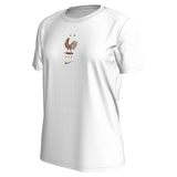 Team France Nike Women's Crest T-Shirt Front_Angled_Left