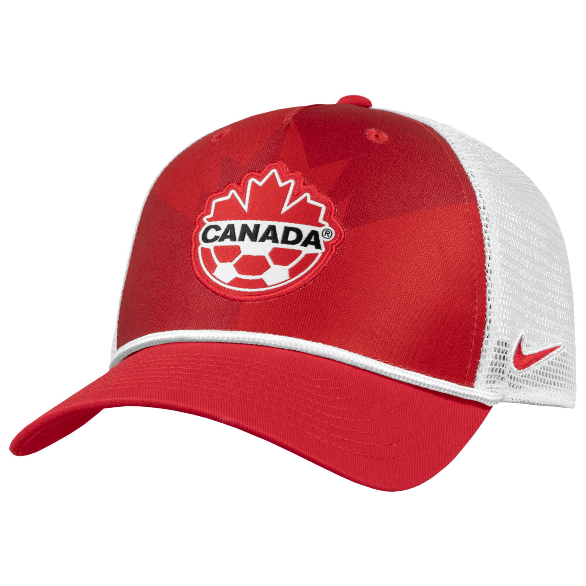 Nike Team Canada Soccer Rise Rope Trucker Cap - Canada Soccer Headwear