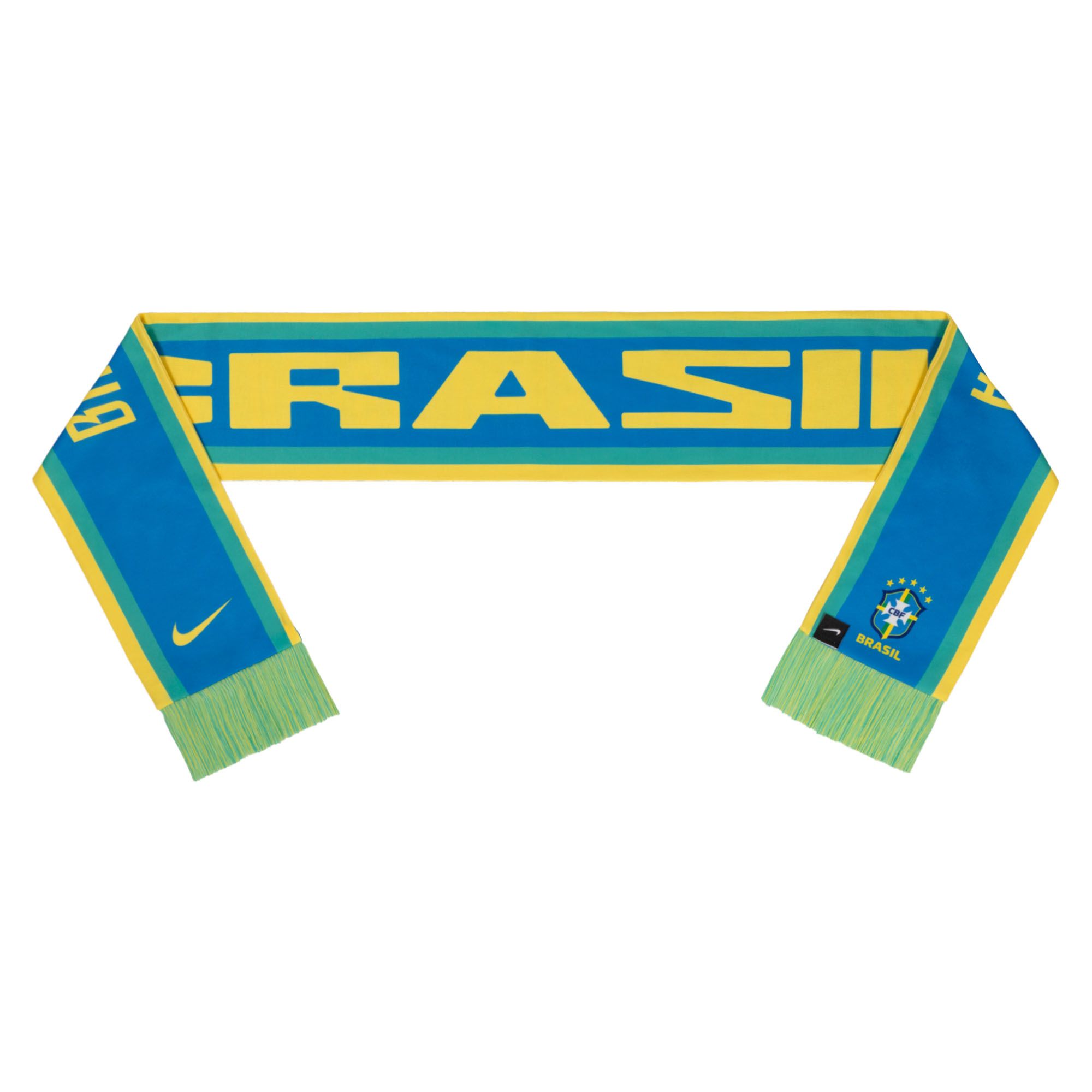 Team Brazil Nike Sublimated Scarf Front_Flat