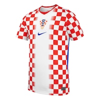 Nike Youth Team Croatia Replica Home Soccer Jersey Front_Angled_Left