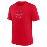 Nike Team Canada Soccer Tri-blend Athletic Fit T-shirt Front_Angled_Left