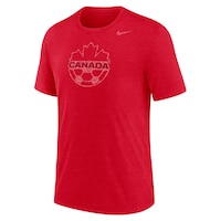 Team Canada Nike Soccer Tri-Blend T-Shirt Front_Angled_Left
