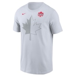 Nike Team Canada Soccer T-shirt - Short Sleeve Athletic Fit Front_Angled_Left