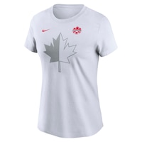 Team Canada Nike Women's Soccer Core T-Shirt Front_Angled_Left