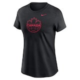 Nike Team Canada Women's Soccer Core T-shirt - Canada Soccer Apparel Front_Angled_Left