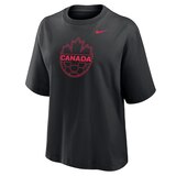 Nike Team Canada Women's Soccer Boxy Fit Cotton T-shirt Front_Angled_Left