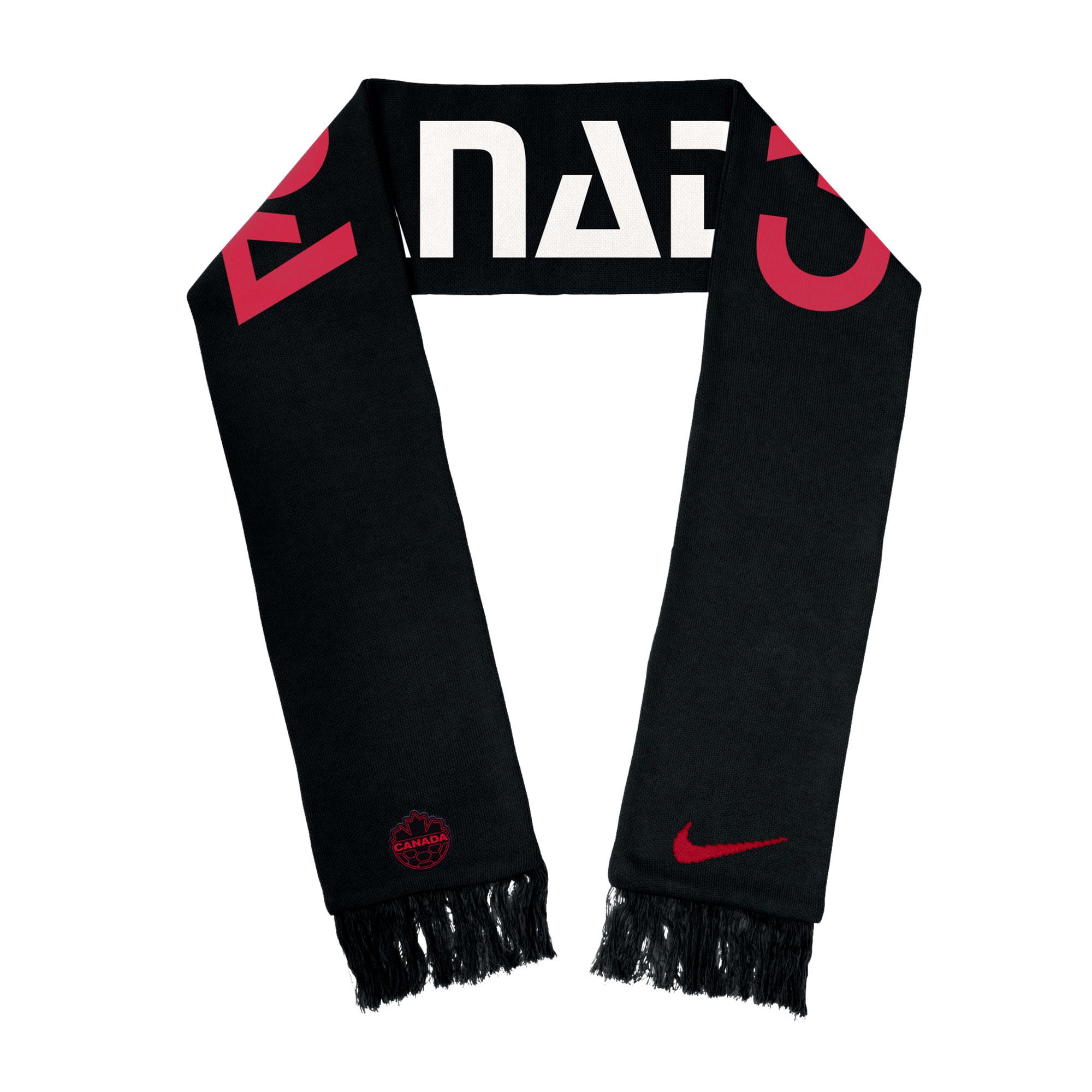 Team Canada Nike Soccer Sublimated Scarf Back_Flat