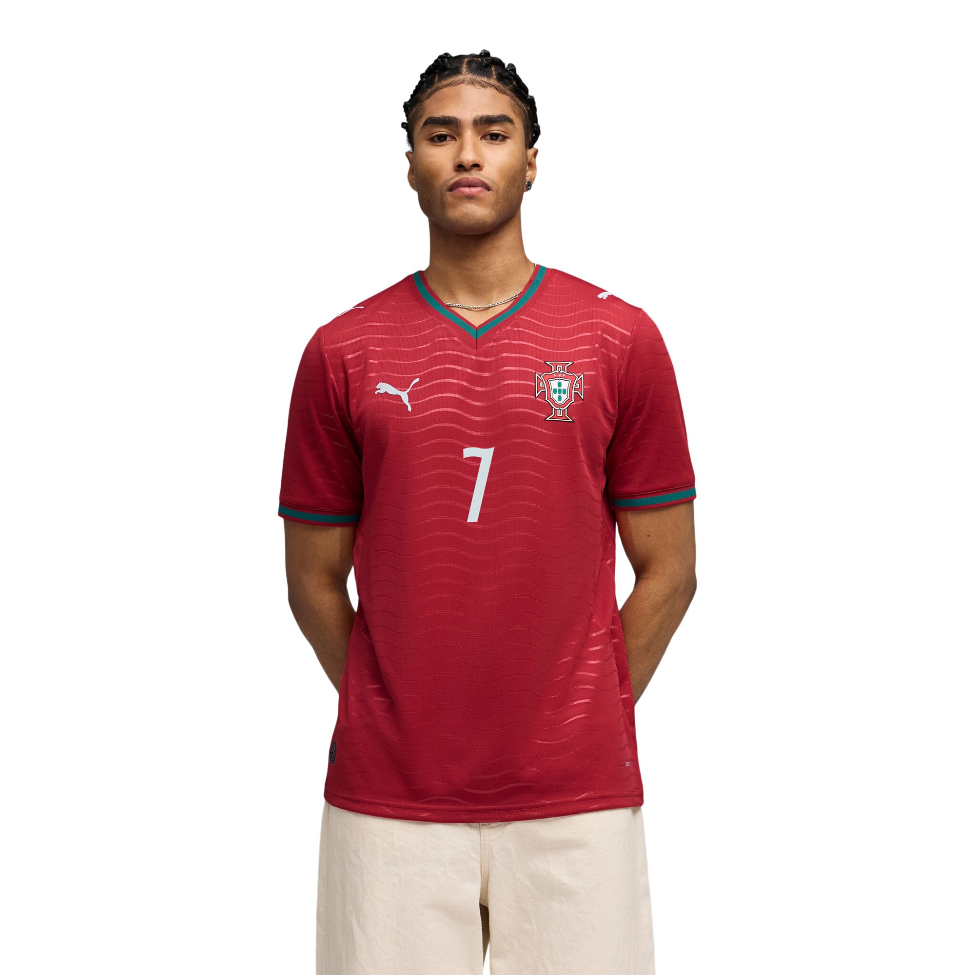 PUMA Team Portugal Ronaldo Replica Soccer Home Jersey