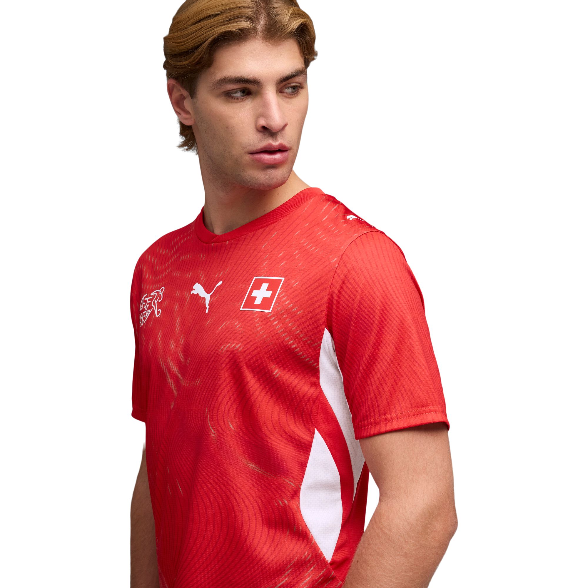PUMA Team Switzerland Replica Home Soccer Jersey