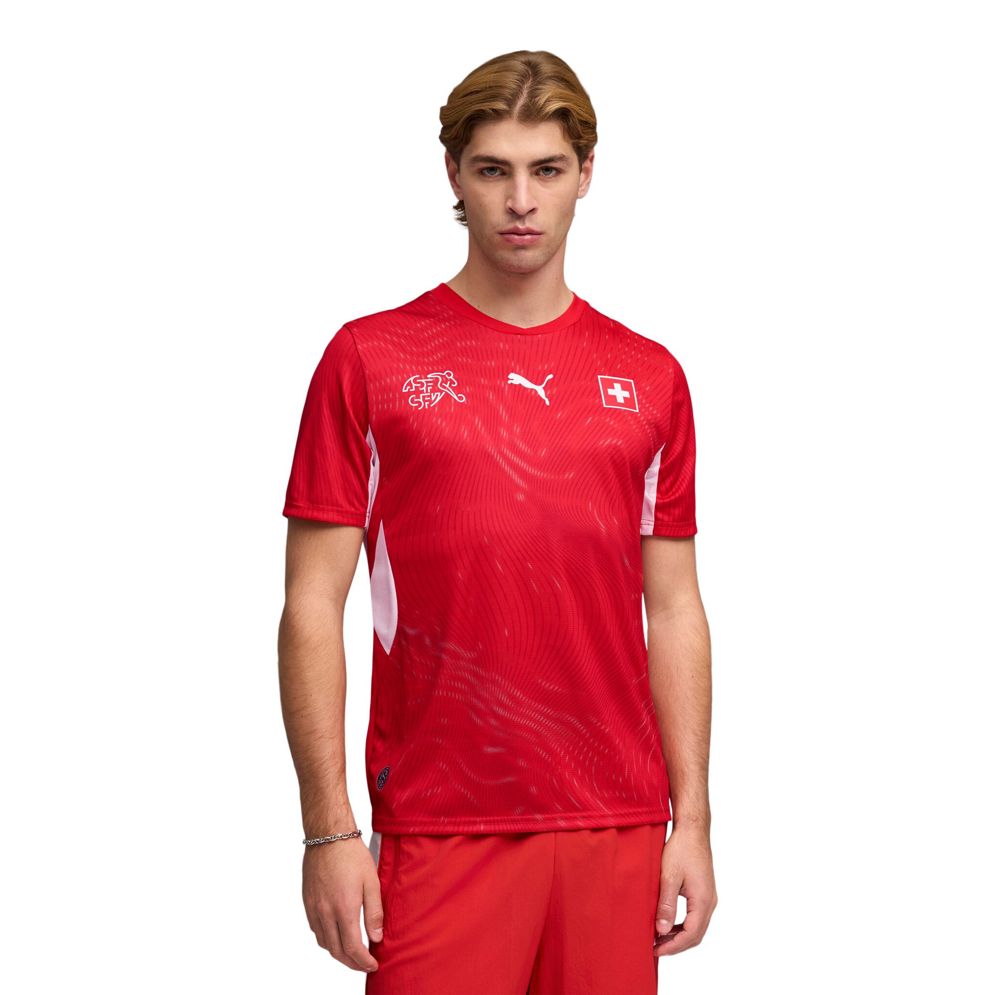 PUMA Team Switzerland Replica Home Soccer Jersey