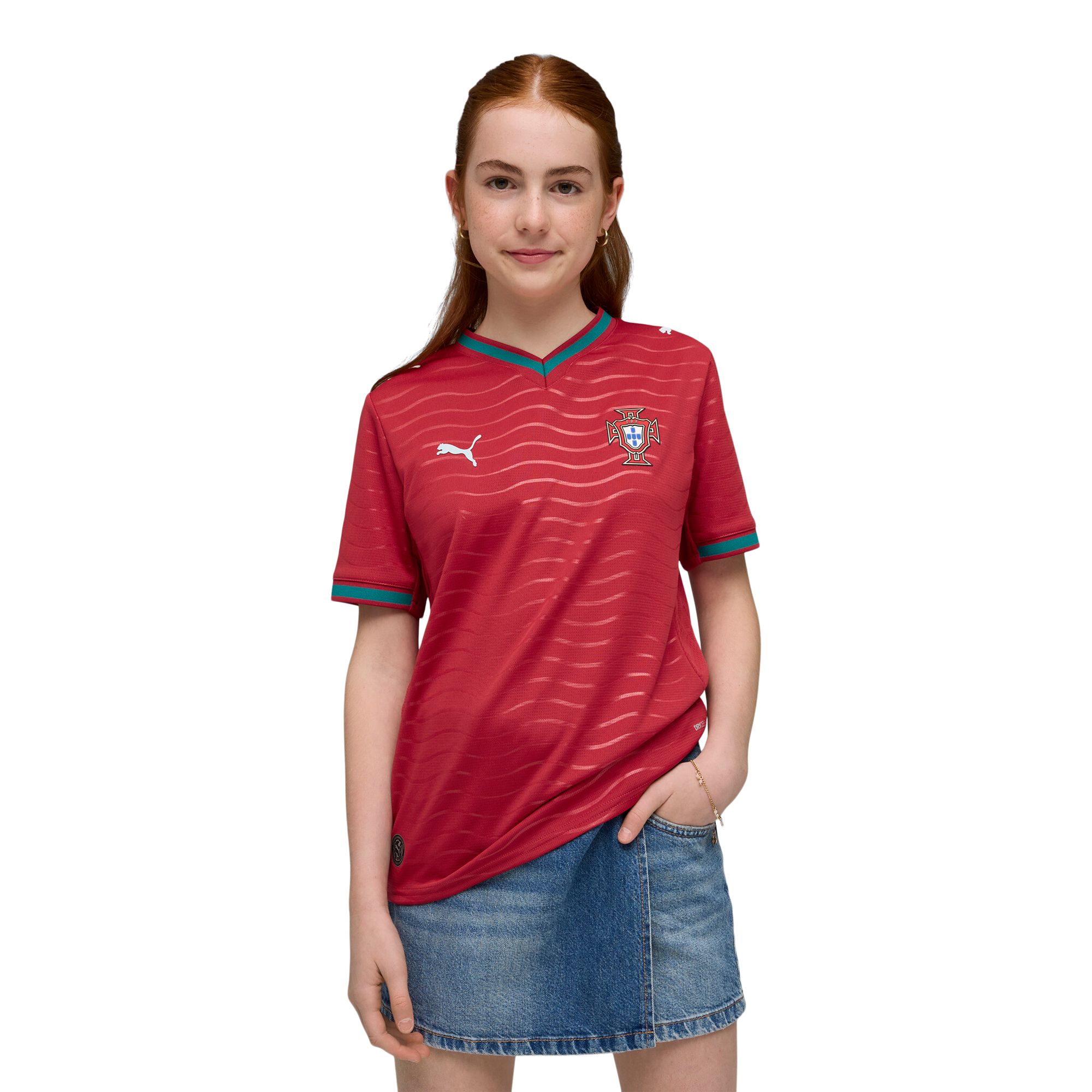 PUMA Youth Team Portugal Replica World Cup Home Jersey