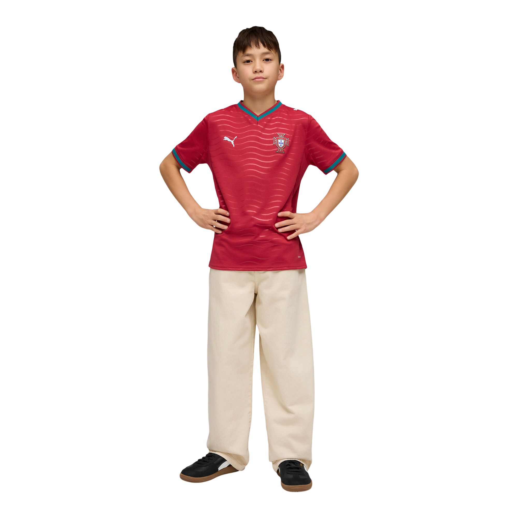 PUMA Youth Team Portugal Replica World Cup Home Jersey