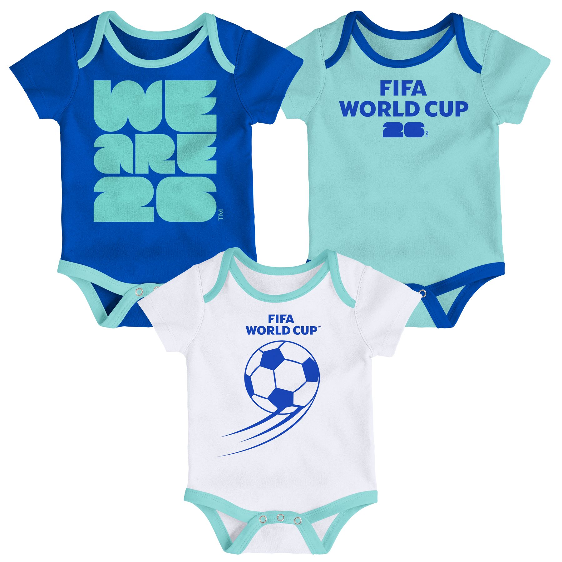 Infant FIFA World Cup 2026™ Creeper 3-pk