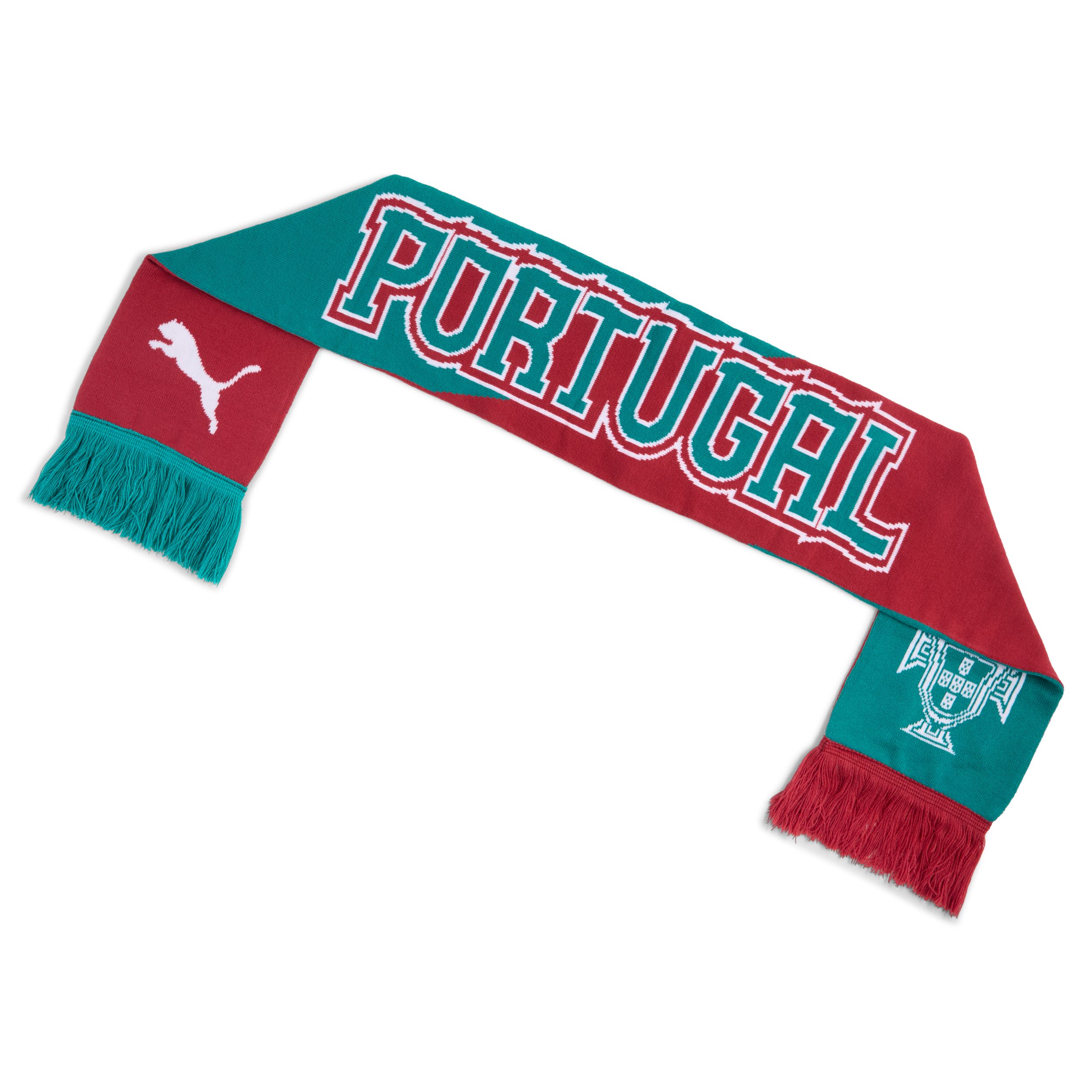 Team Portugal PUMA Soccer Scarf Back_Flat