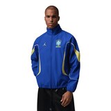 Nike Team Brazil Jordan P6 Anthem Jacket with Customizable Fit Front_Flat