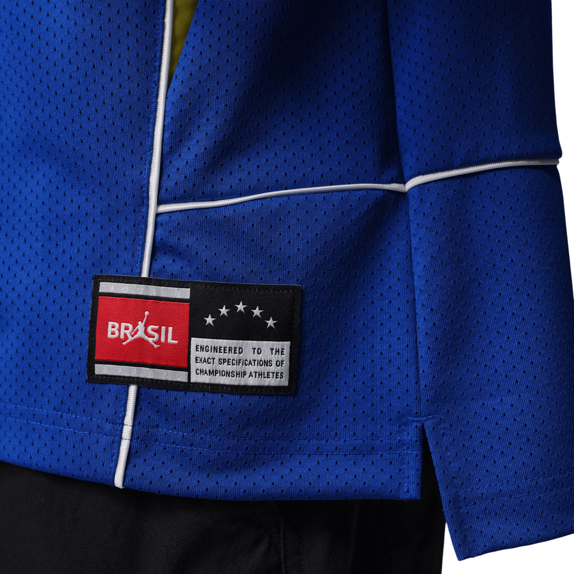 Nike Team Brazil Jordan P6 Essential Lightweight Mesh Soccer Jersey T-shirt