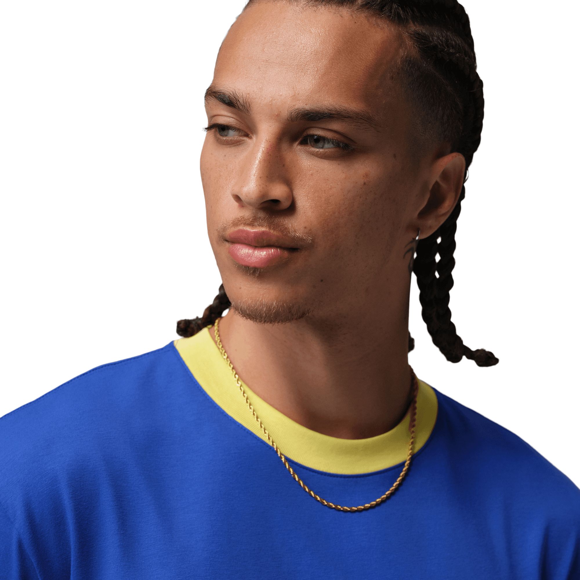 Team Brazil Nike Jordan P6 Graphic Crew Short Sleeve T-Shirt