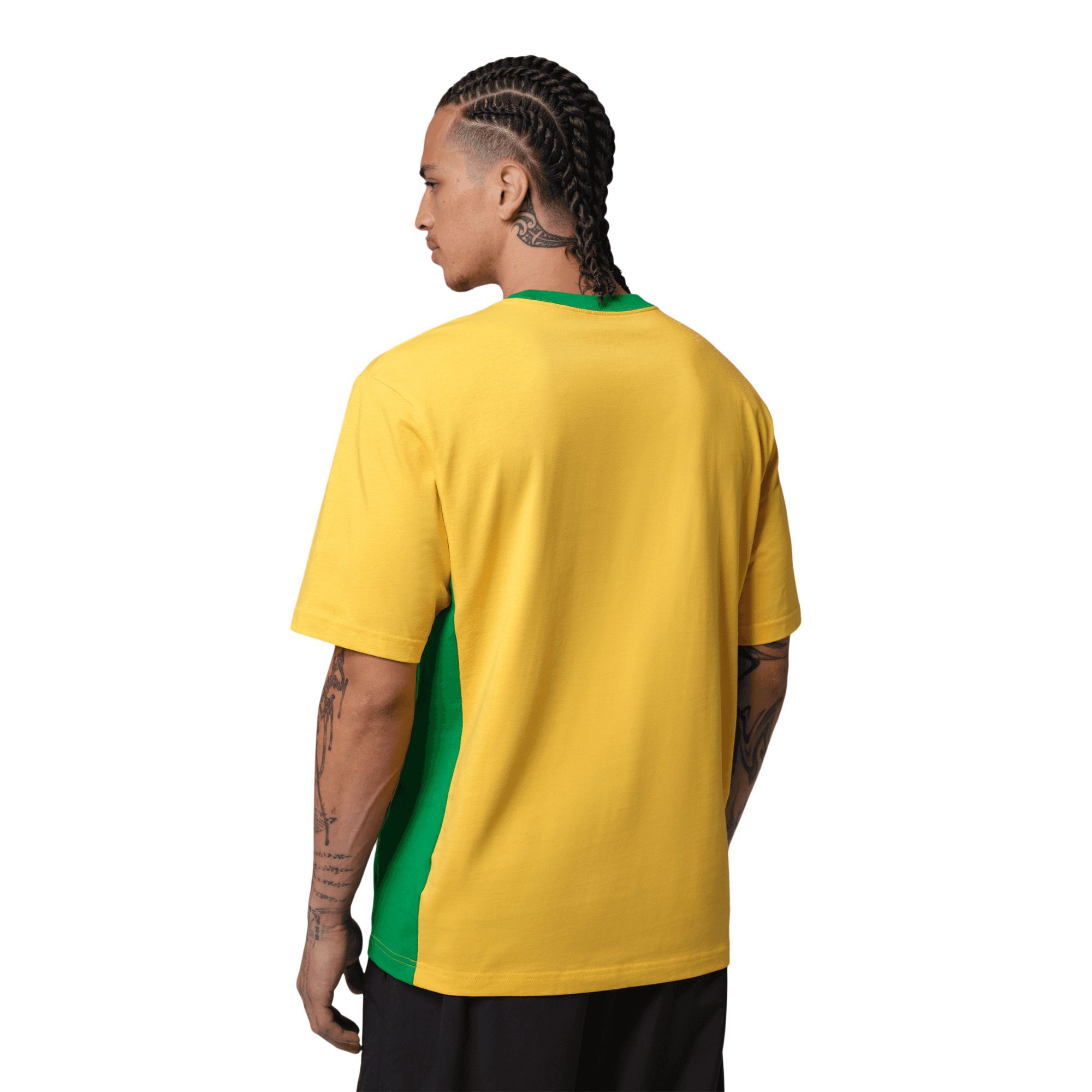 Team Brazil Nike Jordan P6 Graphic Crew Short Sleeve T-Shirt