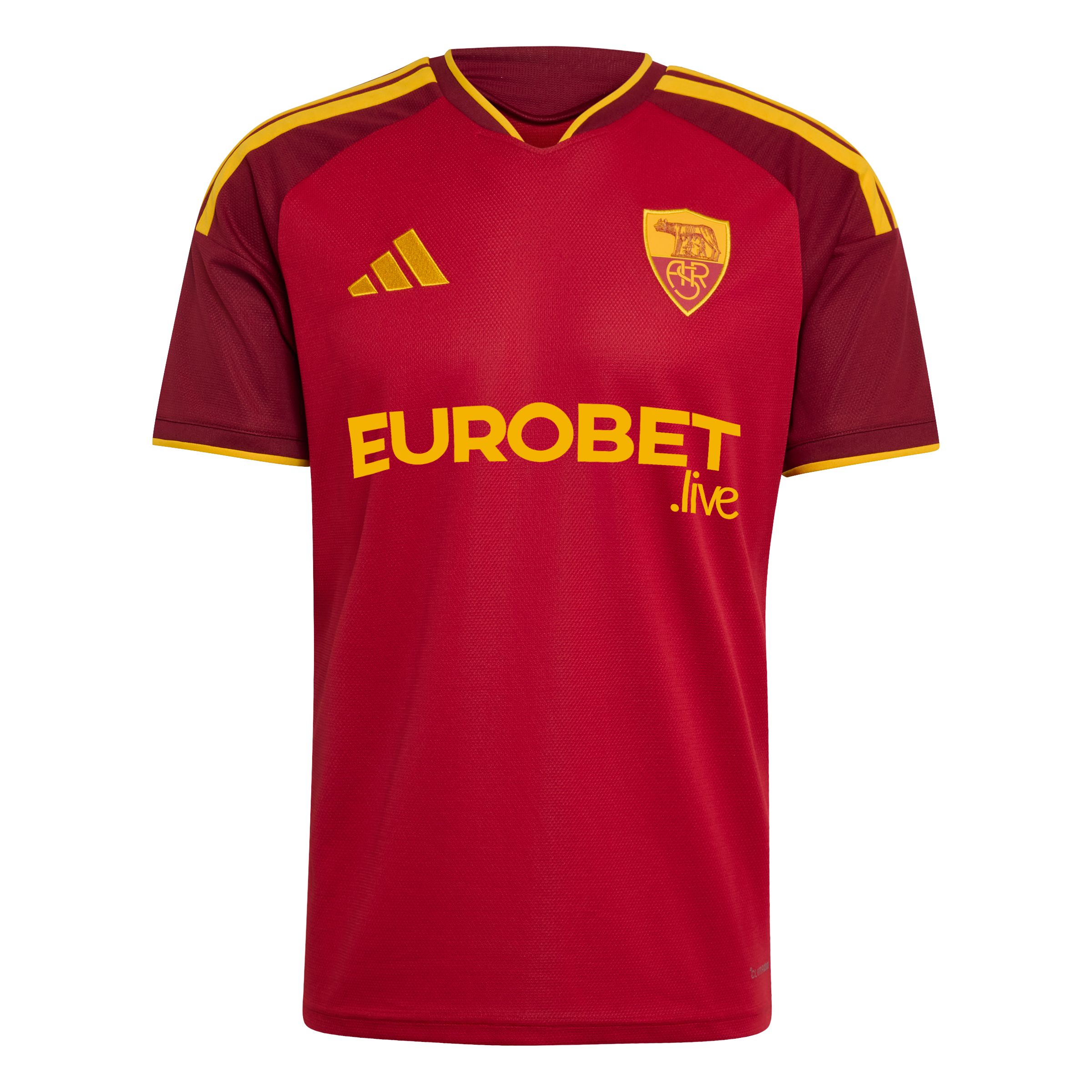 AS Roma adidas Men's Replica Home Jersey