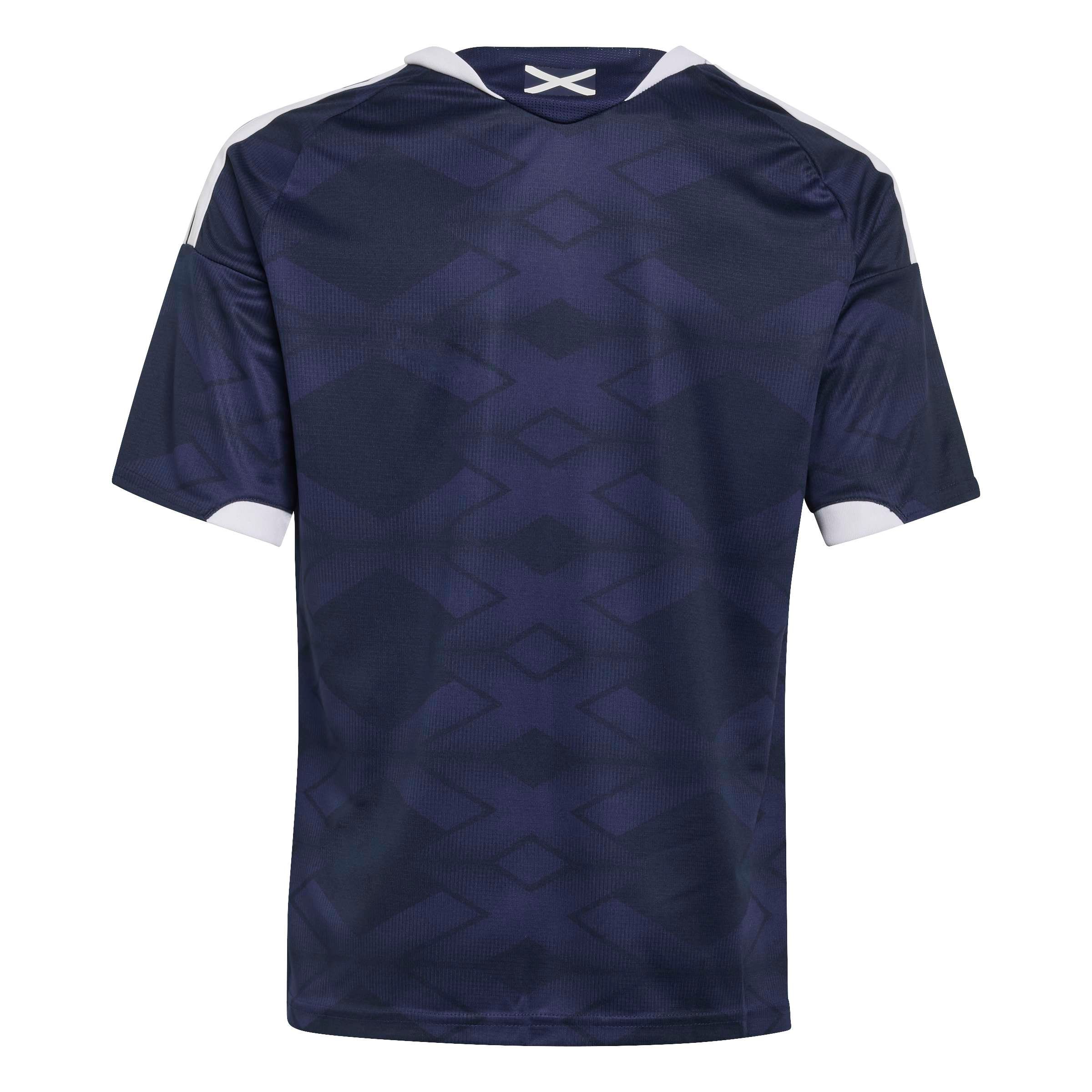 adidas Youth Team Scotland Replica Home Soccer Jersey