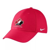 Team Canada Nike Dri-FIT Swoosh Flex Hat, IIHF, Hockey Front_Three_Fourths_Angled_Left