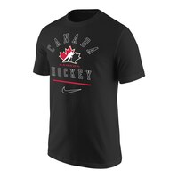 Nike Team Canada Cotton Hockey T Shirt Front_Angled_Left